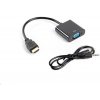 HDMI - VGA adaptér - Jack LANBERG (AD-0017-BK)