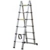 Teleskopický hliníkový rebrík, 2 x 6 příček