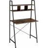 tectake 404700 písací stôl exeter 85,5x46,5x140cm - industriálne drevo tmavé, rustikálne