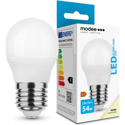 Modee Lighting LED Globe Mini žiarovka G45 7W E27 neutrálna biela MLG454000K7WE27N