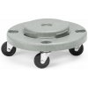 Shumee Podstavec vozíku na kolečkách pro kulatou nádobu na odpadky pr. 50 cm - Hendi 691441