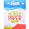 dekoračný papier a4 metallic červený 250 g sada 10 ks