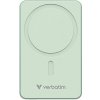 Verbatim, power banka s bezdrôtovým nabíjaním, 5V, nabíjanie telefónu, 32228, 10000mAh, magnetické pripevnenie, Zelená