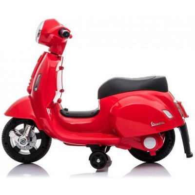 Dětská elektrická motorka Baby Mix Vespa červená