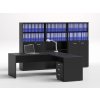 DREVONA Kancelárska zostava LUTZ čierna