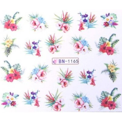 Vodonálepky s motívom kvetov BN 1165