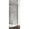 SANSWISS CADURA CAT3 ATYP 90 - 140cm pevná bočná stena do kombinácie, profil chróm - 68 – sklo sieťotlač Shade