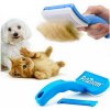 PetZoom No.5026 Jemná kefa pre psov a mačky nastaviteľná, jednostranná 10 x 5 cm