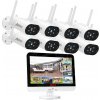 WiFi kamerový systém ANRAN DW-17B01 50W s rozlíšením 5MP / 8x kamera / detekcia pohybu / nočné videnie / úložisko až 4TB Úložiště: Úložiště 1TB (1000GB) 661447