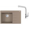 Franke Sety - Kuchynský set G251KA, fragranitový drez CNG 611-78 TL/2 a batéria FS 3230.031, kašmír/chróm 114.0700.687