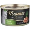 Miamor FeineFilets Vlhké Krmivo Mačka Filet tuniaka Zelenina v želé 100 g