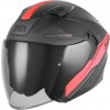 Přilba N130 EKTO, NOX (černá matná, červená, vel. M)