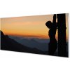 Nástenný panel Ježiš ukrižovaný slnko 100x50 cm