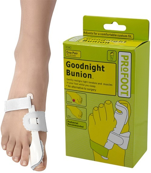 Profoot Goodnight Bunion Hallux Valgus dlaha na korekciu vykriveného palca výrastkov a pľuzgierov