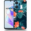 Picasee silikónový čierny obal pre Honor X7a - Monstera Color