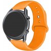 eses Základný silikónový náhradný remienok pre smart hodinky 22 mm Farba: oranžová