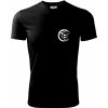 Volejbal lopta prso - Pánske tričko Fantasy športové - 3XL ( Čierna )