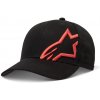 ALPINESTARS šiltovka CORP SNAP 2 HAT, ALPINESTARS (černá/červená fluo)