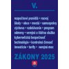 Zákony V / 2025 - Verejná správa, školy, obce, mestá