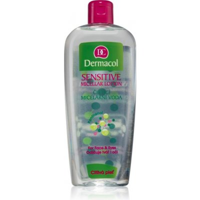 Dermacol Sensitive čistiaca micelárna voda pre citlivú pleť 400 ml