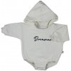Dojčenské teplákové body s kapucňou baggy Koala Dreamer béžová 74 (6-9m)