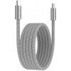 Canyon CCMG60AB15, 1 m kábel, USB-C / USB-C, magnet, PD 60 W, opletený, šedý CND-CCMG60AB15LG