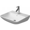 Duravit ME by Starck - Umývadlo, 550x440 mm, s prepadom, s otvorom na batériu, biela 2335550000