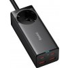 Baseus sieťová nabíjačka/predlžovačka (PSZM000401) – GaN3 Pro, 2× USB, 2× USB-C, AC zásuvka, 100W, čierna KF2320149