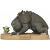 Funko Pop! 587 Star Wars Jumbo The Mandalorian Grogu with Rancor