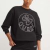 Guess noÉmie cn sweatshirt V4YQ03KC3D2-JBLK čierna