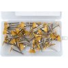 EXTOL CRAFT kefky pomosadzené súprava 45ks, stopka 3,2mm, 903761