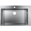 Hansgrohe Drezy - Zabudovaný drez S711-F660, nehrdzavejúca oceľ 43302800