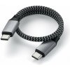 Satechi ST-TCC10M Satechi USB-C to USB-C Short , 25cm, šedý