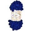 Pletacia priadza Alize PUFFY 058 modrá sýta