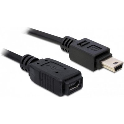 Delock USB 2.0 kabel, prodlužující mini-B 5-pin samec/samice 1 metr (82667)