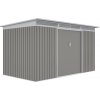 G21 Záhradný domček G21 GRAH 700 - 340 x 206 cm, metalický šedý 63900993