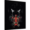 Rámovaný Obraz - Deadpool - Guns, 34.3 x 44.5 cm