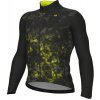 Alé Cycling zimná cyklistická bunda PR-E Ghostly pánska čierna/žltá XS