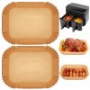 PAPIEROVÉ VLOŽKY DO FRITÉZY 120ks 21 x 17cm PODLOŽKY DO AIR FRYER
