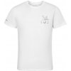 Alpine Pro BOBB pánske biele bavlnené tričko - L