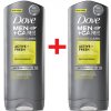 Dove Men+ Care Extra Fresh sprchový gél 2 x 400 ml darčeková sada