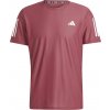 Pánske bežecké tričko adidas, OWN THE RUN TEE vínová,biela L