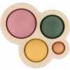 PETITE&MARS Hračka silikónová Chill out Dusty Rose 6m+