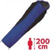 Jurek BIKE DV XL do 200 cm - pravý zip; Modro-černá spacák