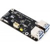 Waveshare PCIe To 4-Ch USB3.2 Gen1 Board (C) For Raspberry Pi 5, Up To 5Gbps Transmission Speed, Driver-Free