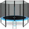 Aga SPORT PRO Trampolína 305 cm Svetlo modrá + ochranná sieť + rebrík