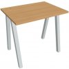 Hobis Pracovný stôl UNI A, 80x75,5x60 cm, buk/sivá