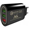 Maclean Energy nabíjačka QC 3.0 MCE479 B - čierna Qualcomm Quick Charge 3,6-6V / 3A, 6-9V / 2A, 9-12V / 1,5A
