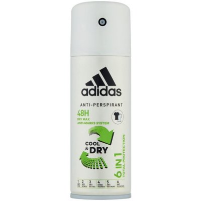 Adidas pánsky deodorant - 6 in 1 Cool & Dry 150 ml 1 kus