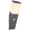 Globo 31730S vonkajšie nástenné svietidlo so senzorom Herri 1x15W | E27 LED | IP44